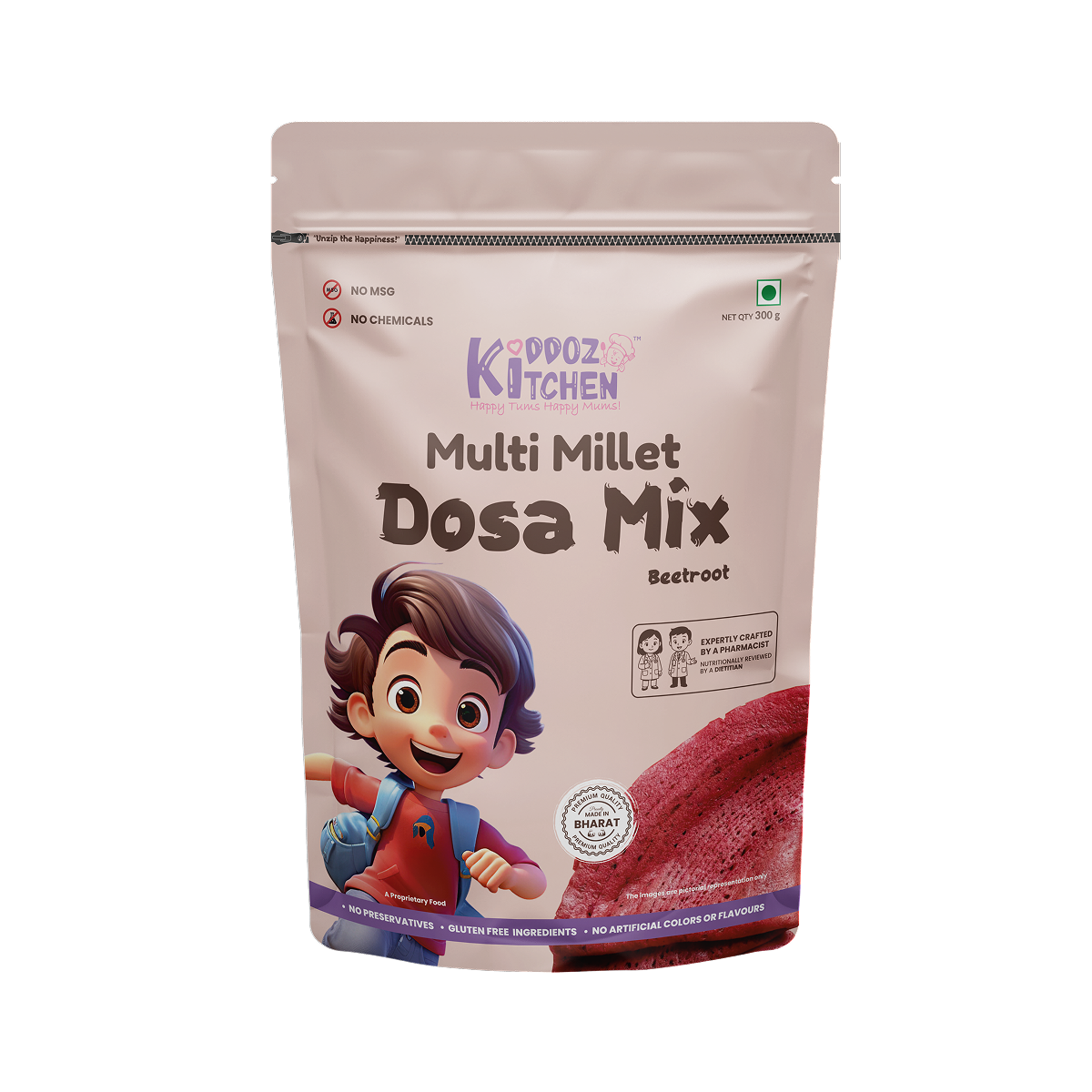 Multi Millet Dosa Mix – Beetroot (300g)